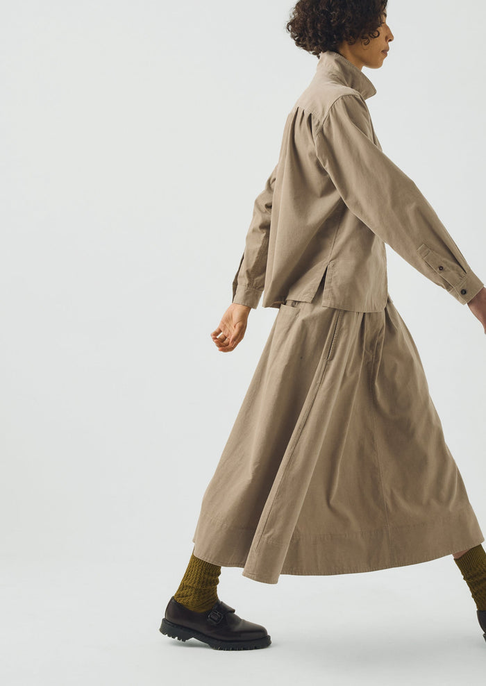 A Line Cotton Needlecord Skirt | Dune