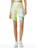 AARON HIGH WAIST BIKER SHORT - BEACHSIDE TIE DYE