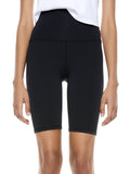 AARON HIGH WAIST BIKER SHORT - BLACK
