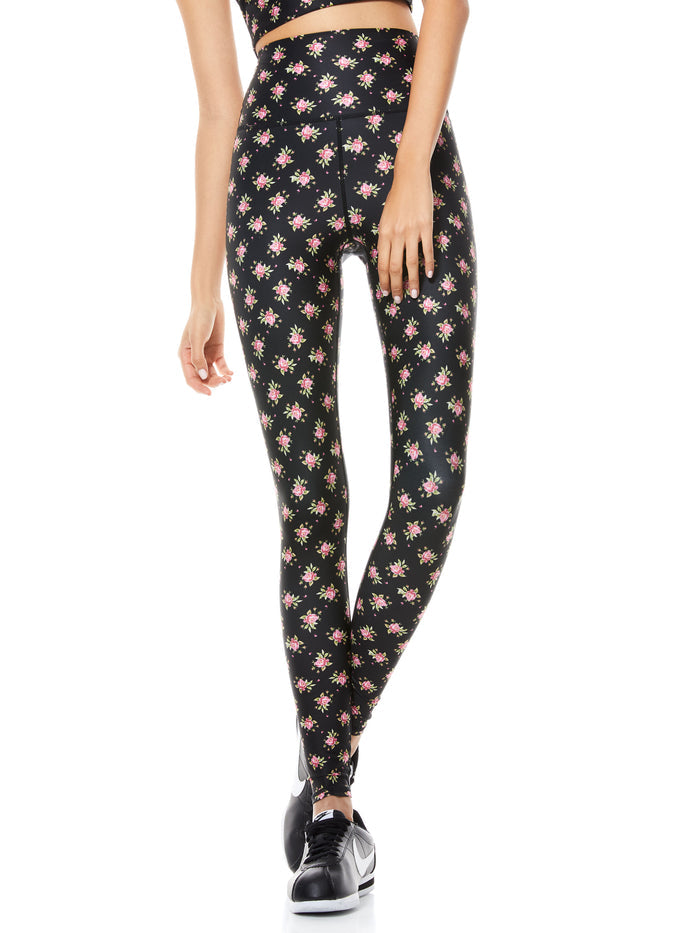 AARON HIGH WAIST LEGGING - HEIRLOOM SM BLACK