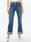 ABILENE CUFFED JEAN - BROOKLYN BLUE