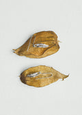 Alba Silver Cardamom Pod Earrings | Silver