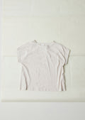 Alda Cotton Easy Tee | Pebble
