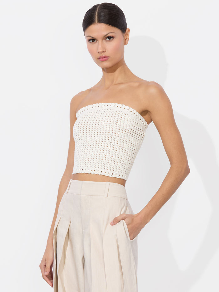 ALISON TUBE TOP - SOFT WHITE