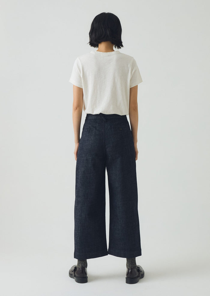 Annie Denim Side Button Jeans | Indigo