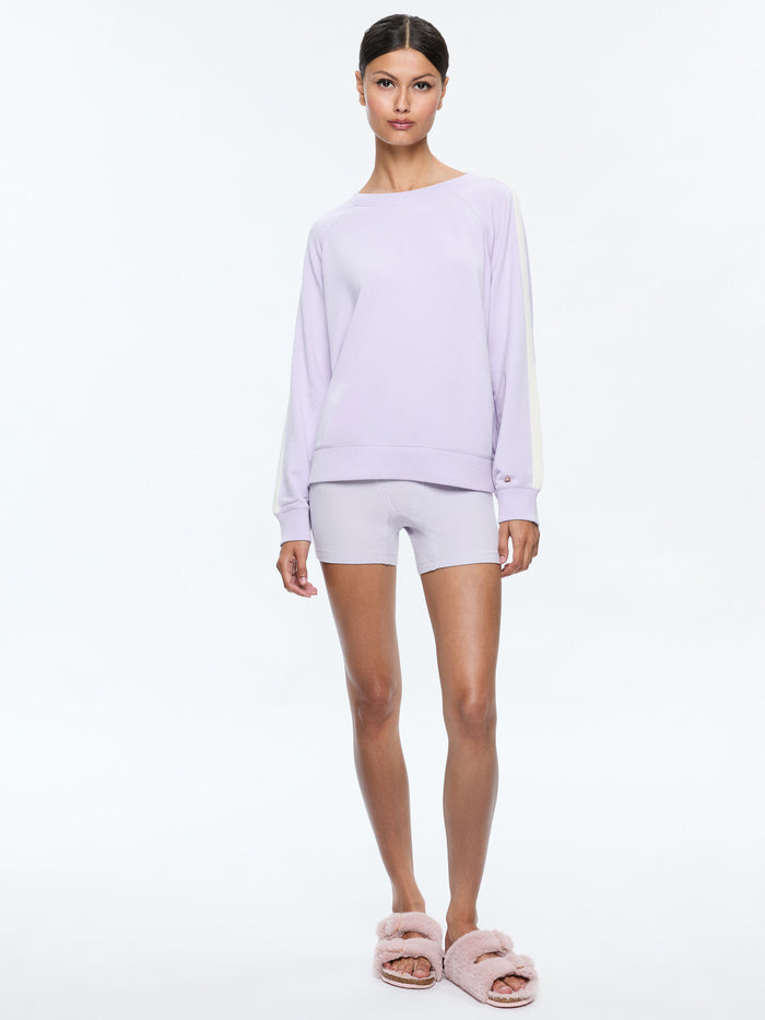 A+O X BIG FEELINGS ALLI CUSTOM CREWNECK - CALMING LAVENDER