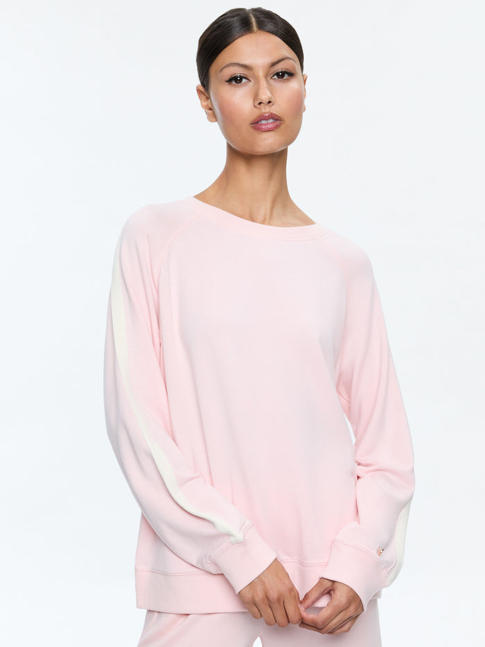 A+O X BIG FEELINGS ALLI CUSTOM CREWNECK - ROSY PINK