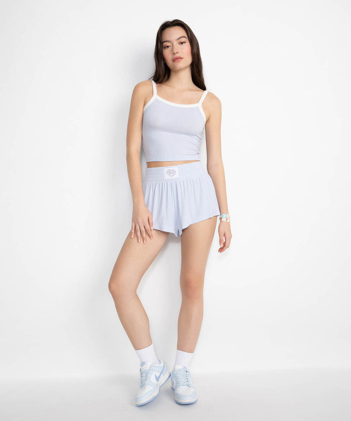 A+O X BIG FEELINGS LAILA BOXER PJ SET - ICE BLUE