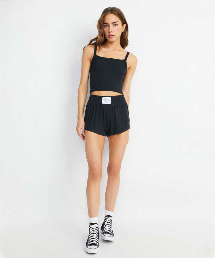 A+O X BIG FEELINGS LAILA BOXER PJ SET - BLACK