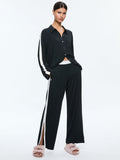A+O X BIG FEELINGS NICO LONG SLEEVE PJ SET - BLACK
