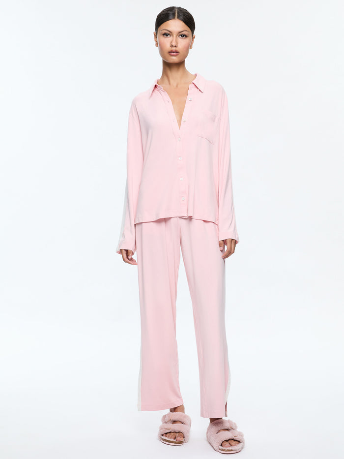 A+O X BIG FEELINGS NICO LONG SLEEVE PJ SET - ROSY PINK