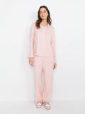 A+O X BIG FEELINGS NICO LONG SLEEVE PJ SET - ROSY PINK