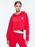 A+O X BIG FEELINGS TAI CROPPED HOODIE - RED