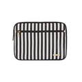 A+O X FABFITFUN LAPTOP SLEEVE - POSITANO STRIPE SM BLACK