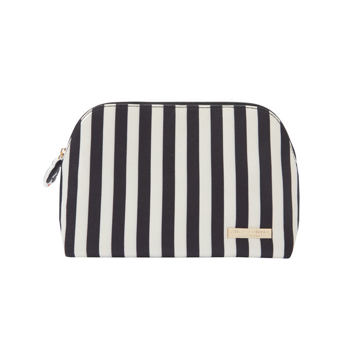 A+O X FABFITFUN PENCIL POUCH - POSITANO STRIPE SM BLACK