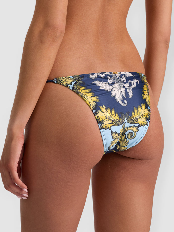 A+O X PQ SWIM TEENY BIKINI BOTTOM - ANTIQUE SCROLL