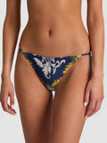 A+O X PQ SWIM TEENY BIKINI BOTTOM - ANTIQUE SCROLL