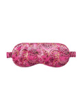 A+O X SLIP SILK SLEEP MASK - SPRING PAISLEY FRENCH ROSE