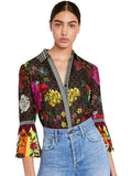 ARCHER COLORBLOCK CROP TOP - MONA MULTI