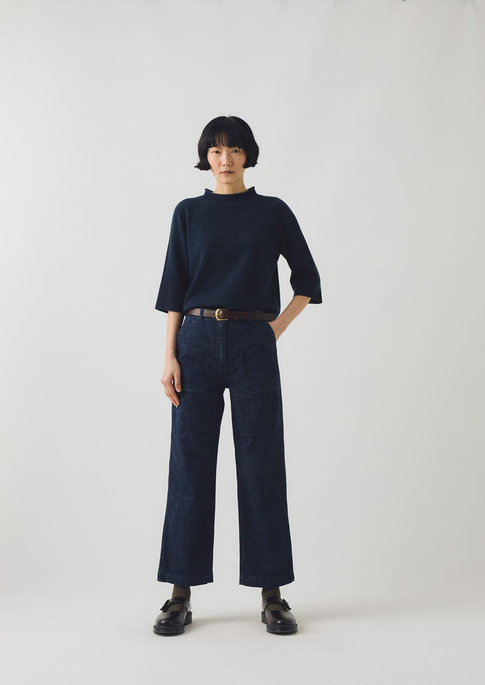 Ashley Cropped Jeans | Indigo