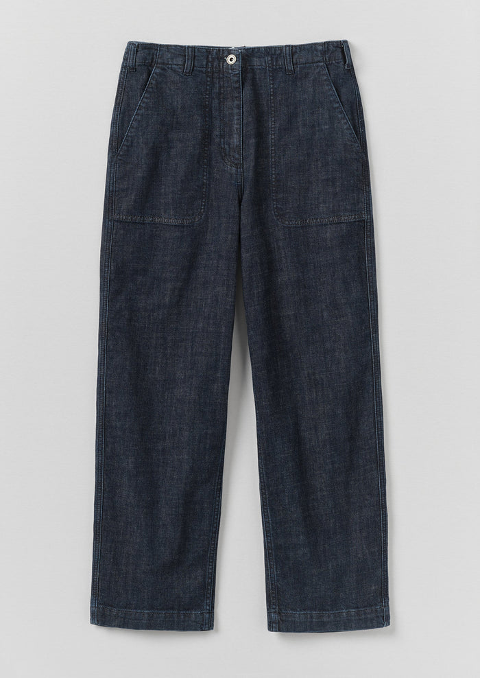 Ashley Cropped Jeans | Indigo