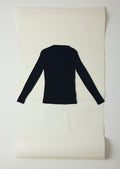 Aster High Neck Wool Lyocell Tee | Black