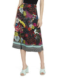 ATHENA FLORAL MIDI SKIRT - RETRO FLORAL MULTI