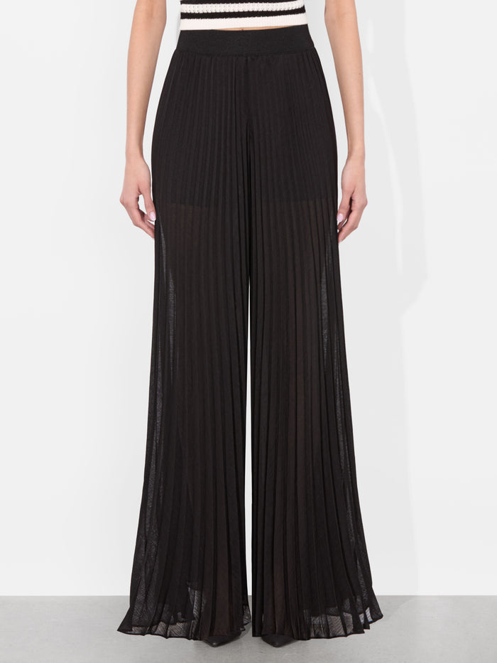 ATHENA PLEATED PANT - BLACK