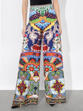 ATHENA WIDE LEG PANT - ON THE ROAD