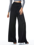 ATHENA WIDE LEG PANT - BLACK