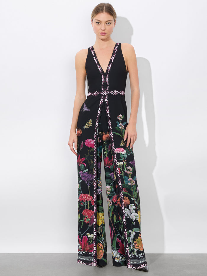 AUDRIE PLEATED JUMPSUIT - SECRET GARDEN