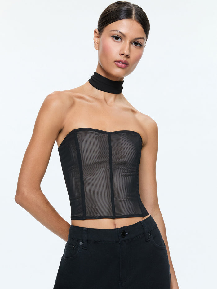 AVELINE BUSTIER - BLACK