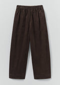Barrel Leg Cord Pants | Bitter Chocolate