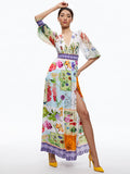 BELLAMI V-NECK MAXI DRESS - MAKE A STATEMENT
