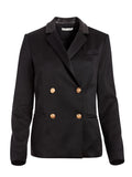 BERGEN DOUBLE BREASTED BLAZER - BLACK