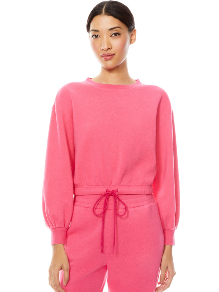 BERNETTA CR PLVR W DRAWSTRING - WILD PINK