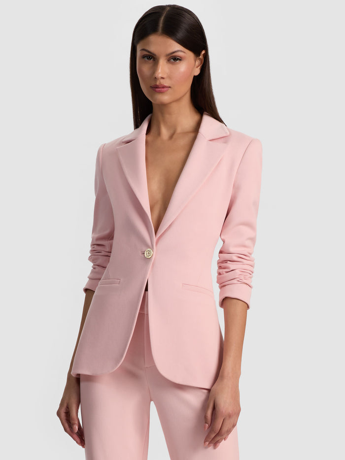 BLAKE FITTED BLAZER - ENGLISH ROSE