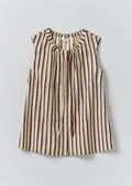 Block Print Sorbet Stripe Top | Pastel Lemon