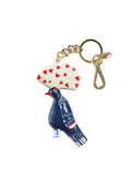 BLUE BIRD RESIN KEY CHARM - MULTI