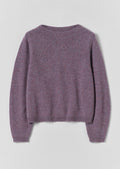 Boat Neck Wool Sweater | Wisteria