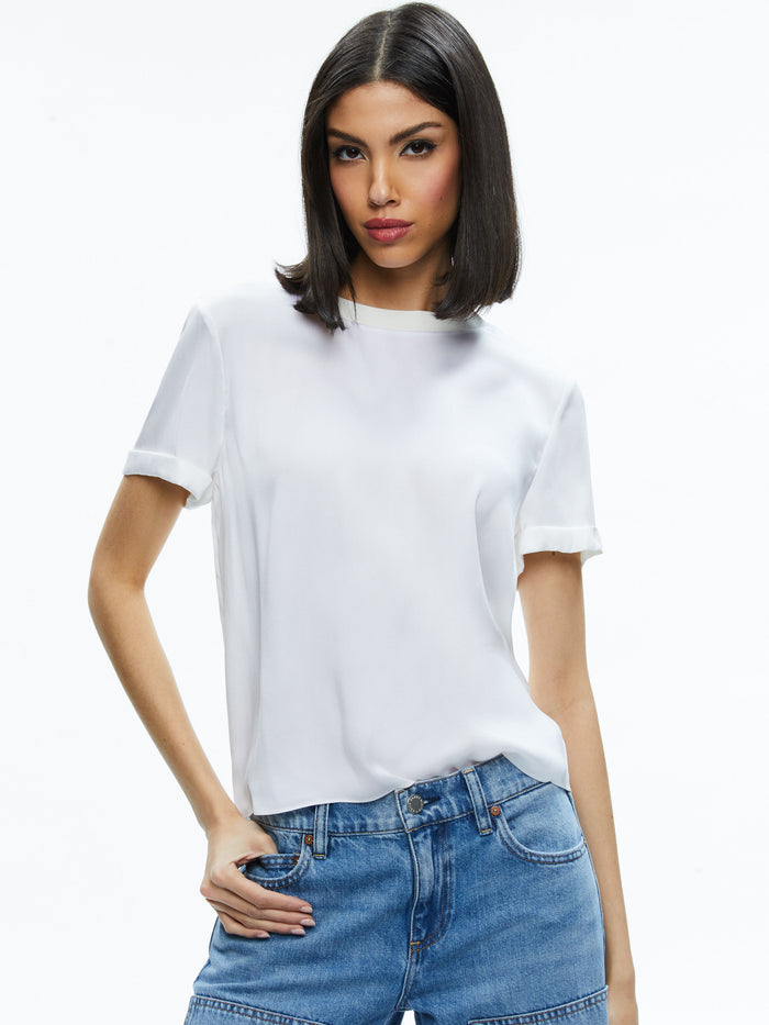 BRADEN RELAXED TEE - OFF WHITE