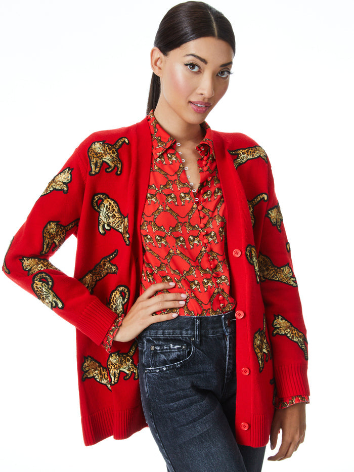 BRADFORD EMBELLISHED GRANDPA CARDIGAN - BENGAL