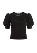 BRADY PUFF SLEEVE PULLOVER - BLACK