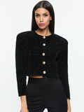 BREANNA CARDIGAN - BLACK