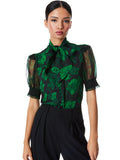 BRENTLEY BLOUSE - DREAM FLORAL EMERALD