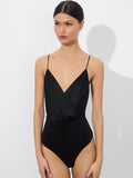CALLIE TANK BODYSUIT - BLACK