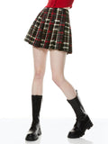 CARTER PLAID MINI SKIRT - FREEDOM PLAID BLACK/COMBO