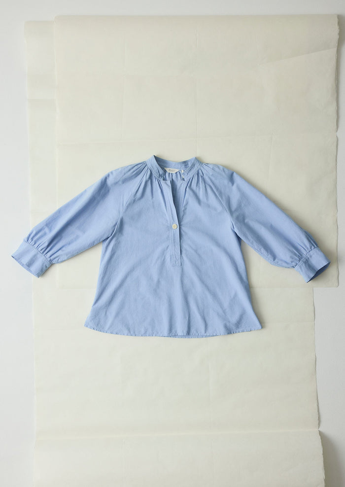 Catrin Cotton Oxford Easy Shirt | Chambray