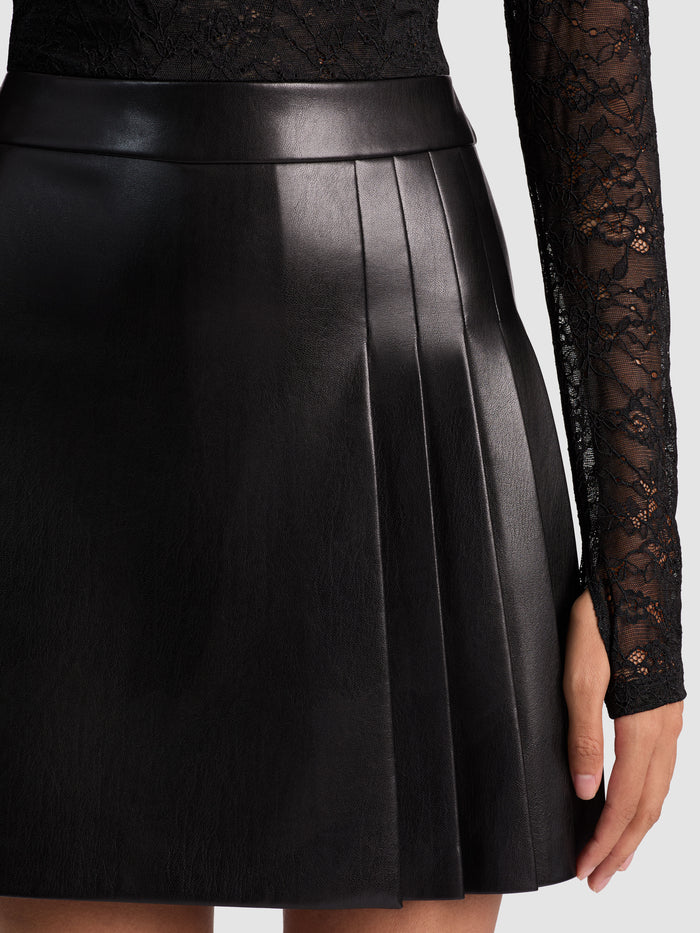 CHARA LACE MINI DRESS - BLACK
