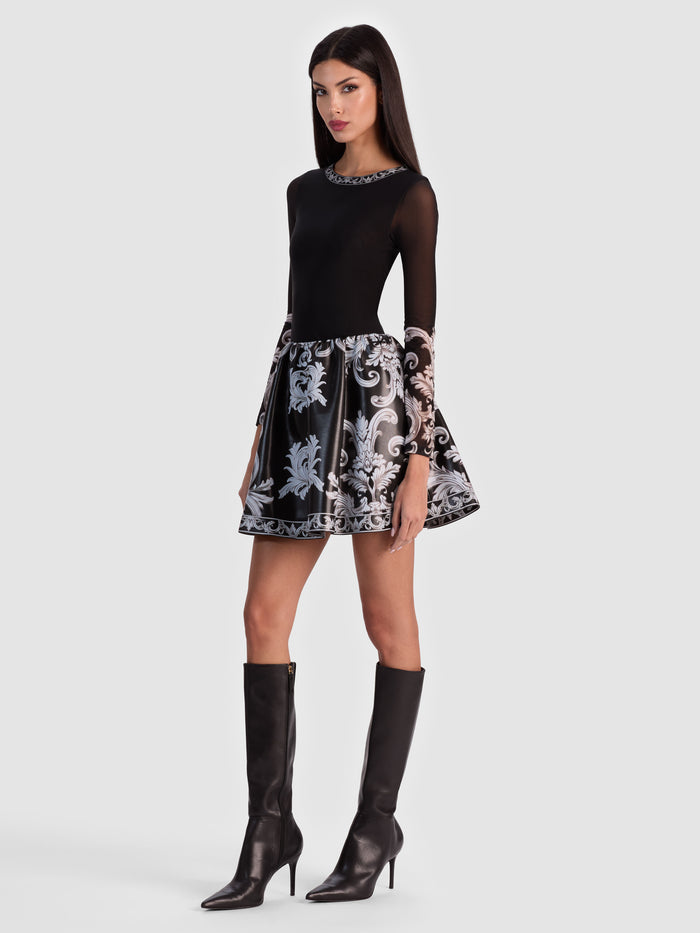 CHARA VEGAN MINI DRESS - WINTER'S TALE